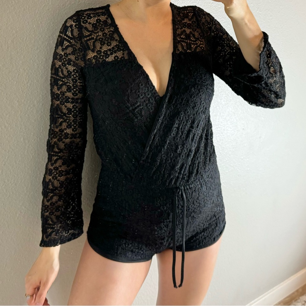 Interi Lace Romper Jumpsuit Shorts